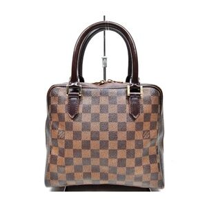 LV Brown Checkered Ebene Brera Handbag